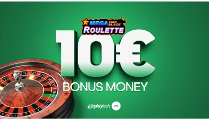 Ruleta Mega Bonus, 10€, dinero extra